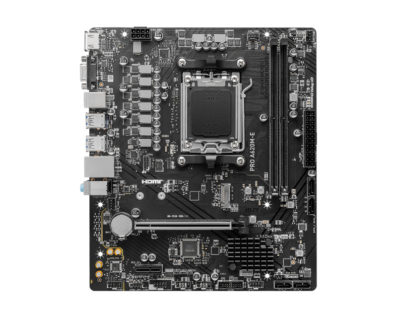Motherboards Gaming MSI PRO A620M-E
