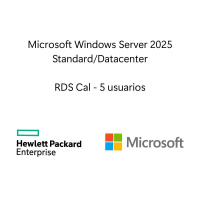 Sistema Operativo Hewlett Packard Enterprise LTU de Microsoft Windows Server 2025 con servicio de es